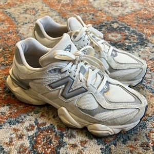 New Balance 9060 in Sea Salt/Concrete - Women’s 9/Men’s 7.5